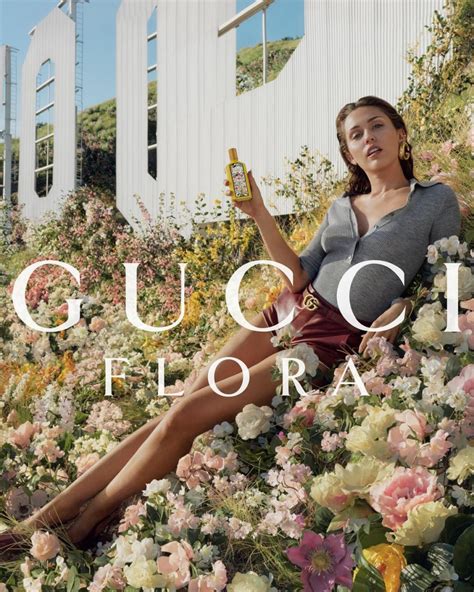 miley cyrus gucci flora.